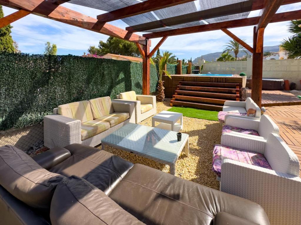 Calpe Chalet Privado Piscina A 5Min De La Playa Y Centro Jacuzzi Barbacoa Wifi Aire מראה חיצוני תמונה