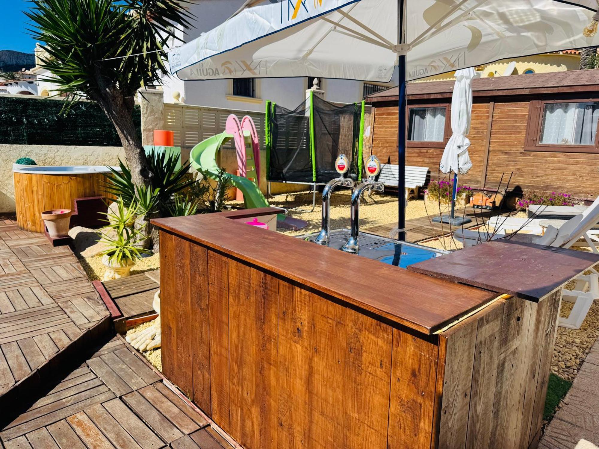 Calpe Chalet Privado Piscina A 5Min De La Playa Y Centro Jacuzzi Barbacoa Wifi Aire מראה חיצוני תמונה