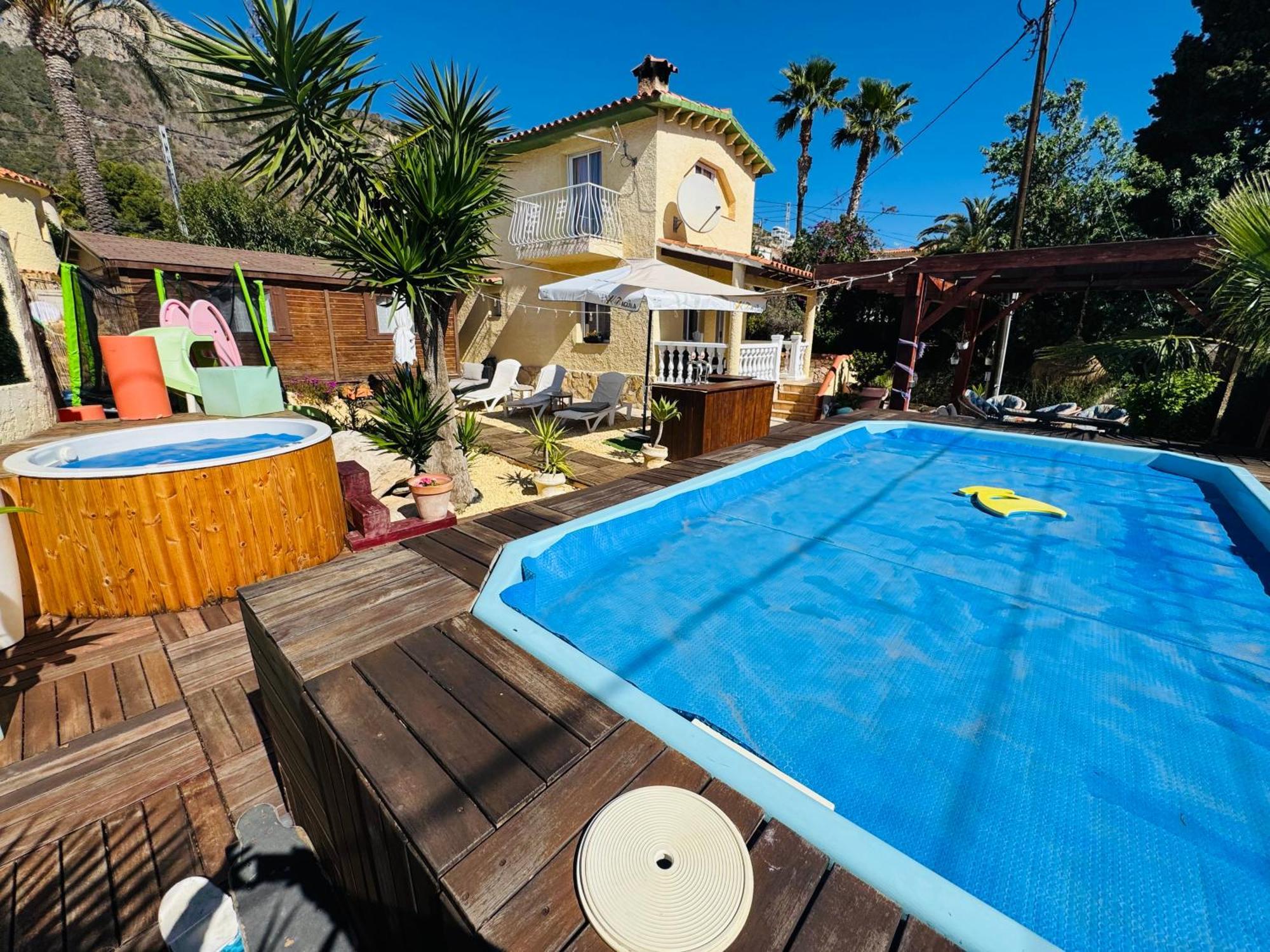 Calpe Chalet Privado Piscina A 5Min De La Playa Y Centro Jacuzzi Barbacoa Wifi Aire מראה חיצוני תמונה